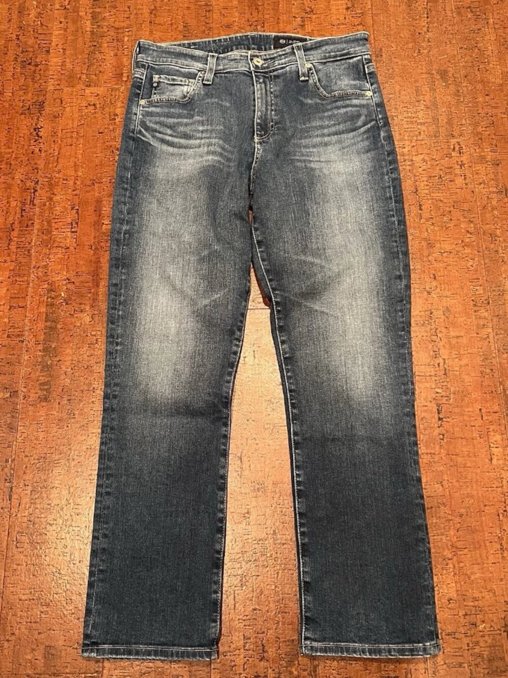 AG Adriano Goldschmied Women’s 31 Mari High Rise Straight Jeans Stretch Denim